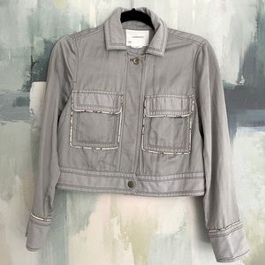 Anthropologie cropped jacket